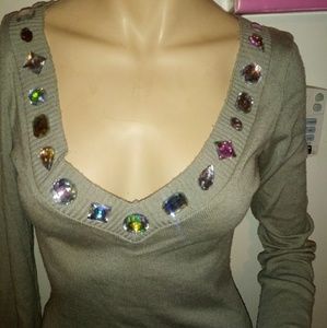 Grey Florescent Studded Dress